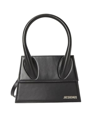 Bolso Jacquemus Le Grand Chiquito Negro Y Plateado