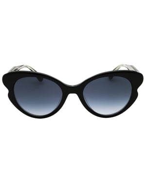 Gafas De Sol Negras Con Lentes Degradadas En Gris Oscuro Kate Spade Elina