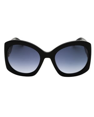 Gafas De Sol Negras Con Detalles Dorados De Marc Jacobs