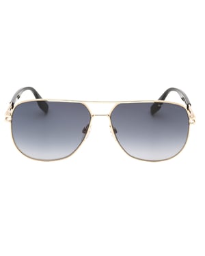 Gafas De Sol Negras Con Detalles Dorados De Marc Jacobs