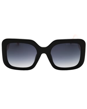 Gafas De Sol Negras Con Detalles Rosas De Marc Jacobs