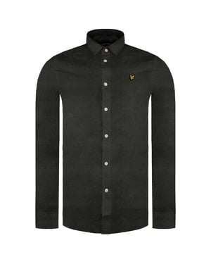 Camisa verde oscuro para hombre de Lyle & Scott Multi Yarn