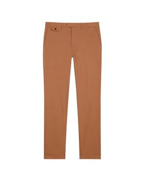 Pantalones Chinos Texturizados Color Tostado Haydae De Ted Baker