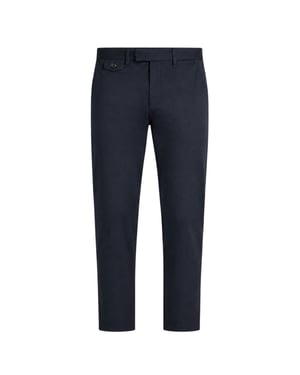 Pantalones Elegantes Azul Marino De Corte Ajustado Genay De Ted Baker