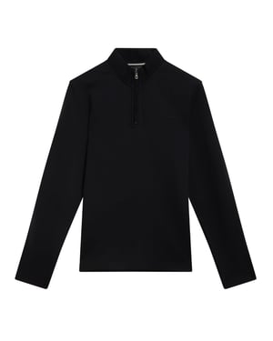 Cremallera De Un Cuarto Azul Marino Con Ribete De Panal De Abeja De La Marca Ted Baker Crabtre