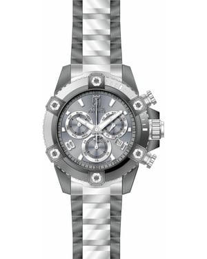 Invicta Jason Taylor 51274 Reloj de hombre - Movimiento de cuarzo - Acero inoxidable con esfera gris - 50 mm