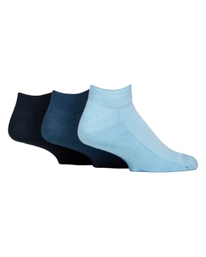 Paquete de 3 Calcetines Unisex de Bambú para Diabéticos Suaves Transpirables Ajuste Suave para el Día a Día