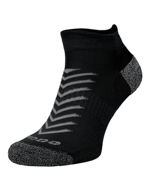 Comodo - Calcetines Hi Viz para correr | Calcetines deportivos ligeros antiampollas - Negro