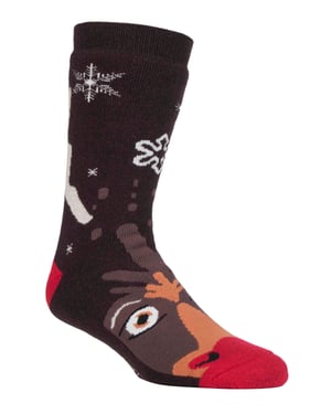 Calcetines Antideslizantes Térmicos de Navidad para Hombre y Mujer con Agarraderas