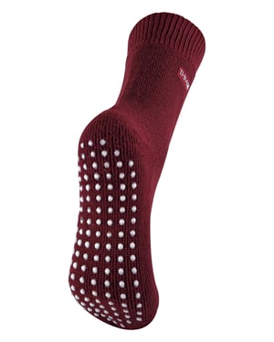 THMO - Calcetines Térmicos Calcetines de Cama para Señoras con Agarres Antideslizantes