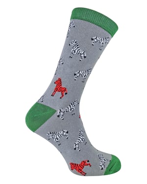 MR HERON - Calcetines de bambú con diseño de animales para hombre