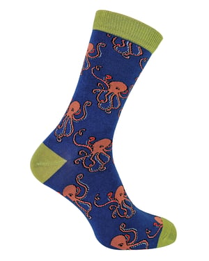 MR HERON - Calcetines de bambú con diseño de animales para hombre