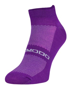 Comodo - Calcetines running unisex de lana merino | Calcetines deportivos ligeros - Fucsia