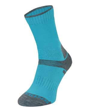 Calcetines Senderismo Lana Merino Niños | Comodo | Calcetines Anti Ampollas - Turquesa
