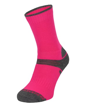 Calcetines Senderismo Lana Merino Niños | Comodo | Calcetines Anti Ampollas - Rosa