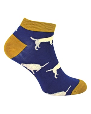 Calcetines Bajos Transpirables para Hombre - Labrador (Azul Marino)