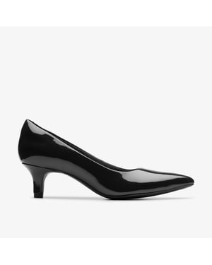 Shondrah Jade Black Pat Zapatos