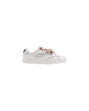 Zapatillas de Cuero Blancas PINKO