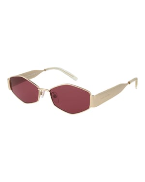 Gafas de sol de metal dorado Marc Jacobs