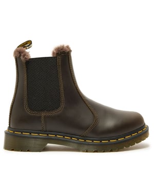 Dr Martens 2976 Leonore Faux Fur-Lined Leather Botas