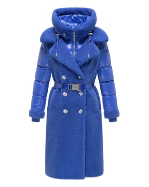 Abrigo teddy de mujer Navahoo Kuscheltraum con interior acolchado 2 en 1