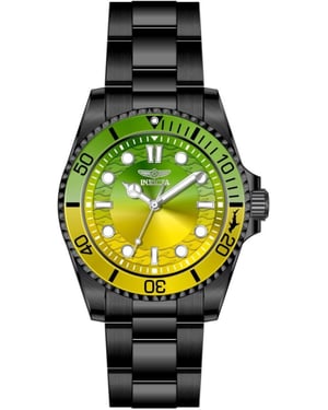 Invicta Pro Diver 50973 Reloj de Hombre - Movimiento de Cuarzo - Acero Inoxidable con Esfera Amarilla - 43 mm