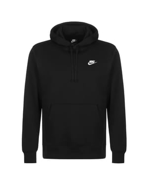 Sudadera Con Capucha Negra Nike Sportswear Club Fleece Pullover