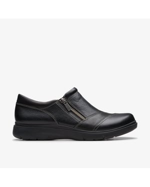 Certina Pure Black Leather Zapatos