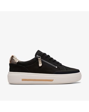 Hollyhock Zip Black Nubuck Zapatillas deporte