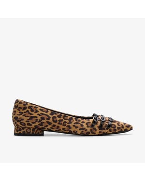 Sensa15 Strap Leopard Suede Zapatos