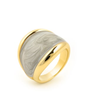 Anillo Luxenter de Lacado Verde acabado en oro amarillo 18k - Sul
