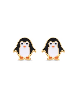 Pendientes Luxenter de Plata de Ley 925 acabados en oro amarillo de 18k - Shuab