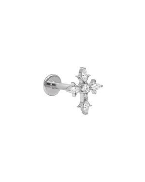 Piercing Luxenter acabado en rodio - Montor