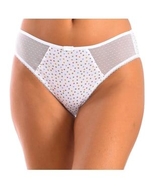 Braguita de mujer en algodón bio y tul plumeti Generous