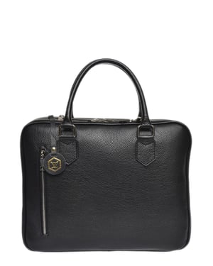 Luisa Vannini Negro Bolso de cuero