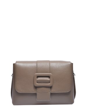 Luisa Vannini Beige Bolso de cuero