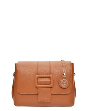 Luisa Vannini Brown Bolso de cuero
