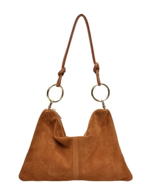 Luisa Vannini Brown Bolso de cuero