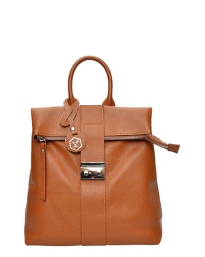 Luisa Vannini Brown Bolso de cuero