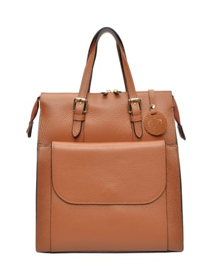 Luisa Vannini Brown Bolso de cuero