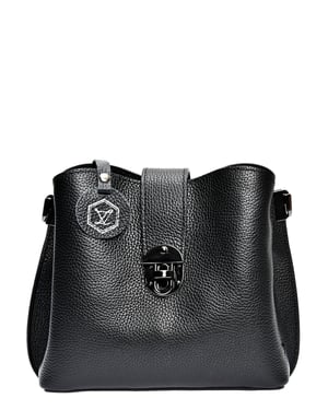 Luisa Vannini Negro Bolso de cuero