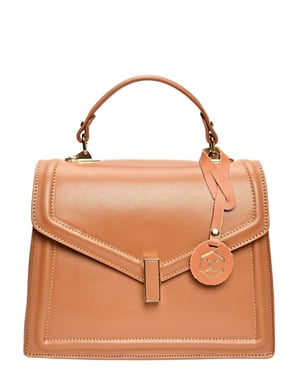 Luisa Vannini Brown Bolso de cuero