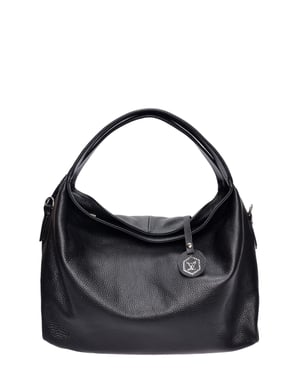 Luisa Vannini Negro Bolso de cuero