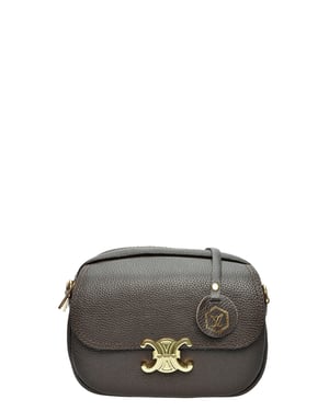 Luisa Vannini Granate Bolso de cuero