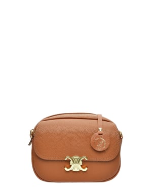 Luisa Vannini Brown Bolso de cuero