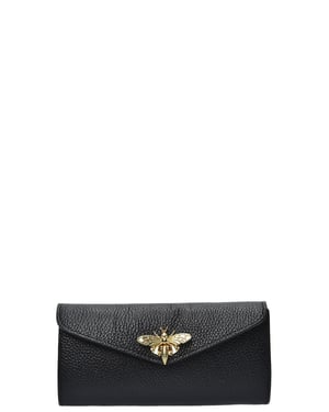 Anna Luchini Negro Bolso de cuero