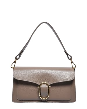 Anna Luchini Beige Bolso de cuero