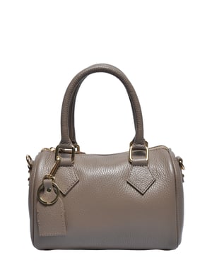 Luisa Vannini Beige Bolso de cuero