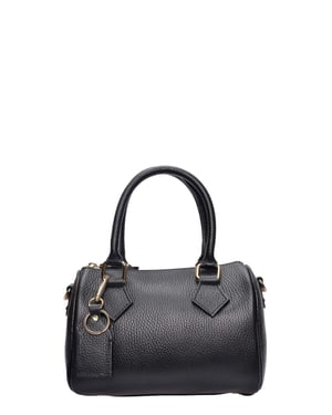 Luisa Vannini Negro Bolso de cuero