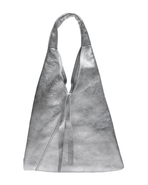 Anna Luchini Plata Bolso de cuero